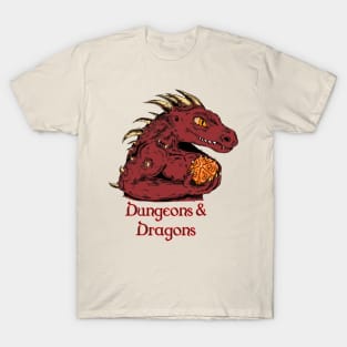 Ancient Dragon on a Roll T-Shirt